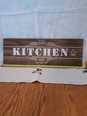 ($5 Add On)Kitchen Wooden Sign Wall Decor - Brown
